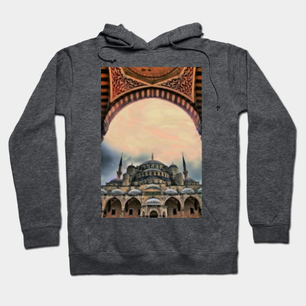 Turkey. Istanbul. The Blue Mosque. Entrance. Hoodie by vadim19